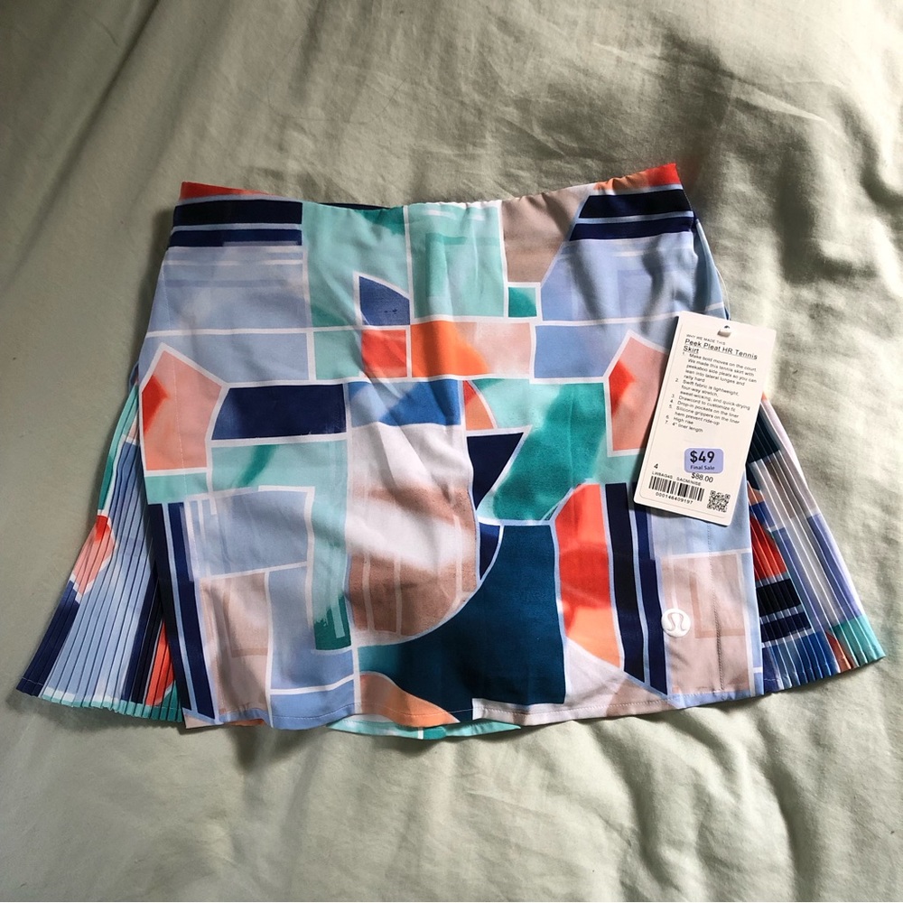 Peek Pleat tennis skirt